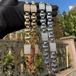 Load image into Gallery viewer, DUBSS - Iced Out Bean Box Clustered Chain