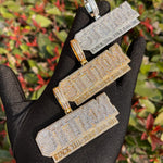 Load image into Gallery viewer, DUBSS - Iced Out Stack Till They Kill Me Pendant