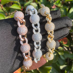 Load image into Gallery viewer, DUBSS - 15mm Iced Out Ball Bracelet