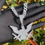 Load image into Gallery viewer, DUBSS - Iced Out Eagle Gang Prong Pendant