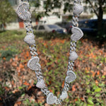 Load image into Gallery viewer, DUBSS - Iced Out Influx Heart Chain