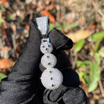Load image into Gallery viewer, DUBSS - Iced Out Snowman Pendant