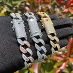 Load image into Gallery viewer, DUBSS - Iced Out 3 Layered Baguette Bracelet