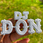 Load image into Gallery viewer, DUBSS - Custom 2 Sizes Baguette Letter Pendant