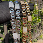 Load image into Gallery viewer, DUBSS - Iced Out Bean Box Clustered Chain