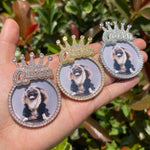 Load image into Gallery viewer, DUBSS - Custom Crowned Queen Photo Pendant