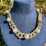 Load image into Gallery viewer, DUBSS - Iced Out Pearl Cuban Chain