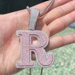 Load image into Gallery viewer, DUBSS - Iced Out Two Layers Single Initial Pendant