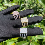 Load image into Gallery viewer, DUBSS - Iced Out Railed Ring