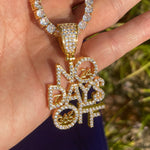 Load image into Gallery viewer, DUBSS - Iced Out No Days Off Pendant