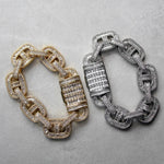 Load image into Gallery viewer, DUBSS - 18mm Bling Rock Baguette Bracelet