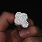 Load image into Gallery viewer, DUBSS - 8mm Iced Out Luxury Cross Ring
