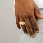 Load image into Gallery viewer, DUBSS - 10mm Iced Gold Owl Ring