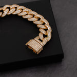 Load image into Gallery viewer, DUBSS - 23mm Chunky Big Lock Bangle Miami Cuban Bracelet