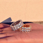 Load image into Gallery viewer, DUBSS - 2 Row Solitaire Ring