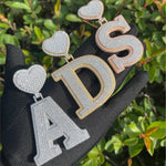 Load image into Gallery viewer, DUBSS - Heart Bail Initial Letter Pendant