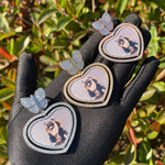 Load image into Gallery viewer, DUBSS - Custom Rotating Heart Photo Pendant