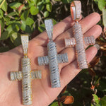 Load image into Gallery viewer, DUBSS - Iced Out Laylow Cross Pendant