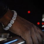 Load image into Gallery viewer, DUBSS - Iced Square Cluster Bracelet