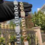 Load image into Gallery viewer, DUBSS - Iced Out Bean Box Clustered Chain