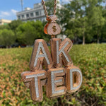 Load image into Gallery viewer, DUBSS - Custom Money Bag Bail Letter Pendant