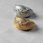 Load image into Gallery viewer, DUBSS - 10mm Iced Gold Owl Ring
