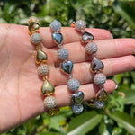 Load image into Gallery viewer, DUBSS - Two Tone Cubic Zirconia Heart Bracelet