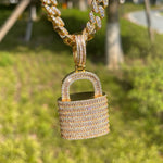 Load image into Gallery viewer, DUBSS - Iced Out Lock Pendant