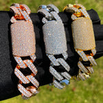 Load image into Gallery viewer, DUBSS - Iced Out Figaro Bracelet