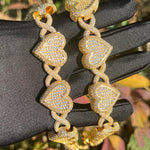 Load image into Gallery viewer, DUBSS - 20mm Iced Out Prong Infinity Heart Chain
