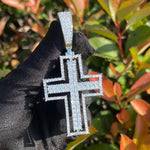 Load image into Gallery viewer, DUBSS - Iced Out Hollow Cross Pendant