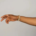 Load image into Gallery viewer, DUBSS - 18mm Bling Rock Baguette Bracelet