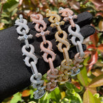 Load image into Gallery viewer, DUBSS - Iced Out Infinity Cross Bracelet