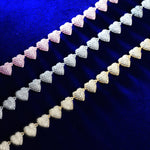 Load image into Gallery viewer, DUBSS - Iced Out Heart Solid Back Necklace