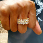 Load image into Gallery viewer, DUBSS - 2 Row Baguette Ring
