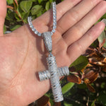 Load image into Gallery viewer, DUBSS - Iced Out Laylow Cross Pendant
