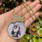 Load image into Gallery viewer, DUBSS - Custom Crowned Queen Photo Pendant