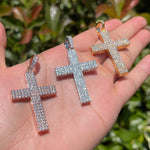 Load image into Gallery viewer, DUBSS - Iced Out Honor Cross Pendant