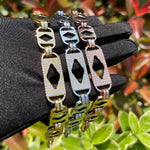 Load image into Gallery viewer, DUBSS - Iced Out Prong Diamond Shape Bracelet