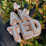 Load image into Gallery viewer, DUBSS - Custom Money Bag Bail Letter Pendant