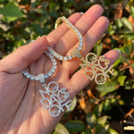 Load image into Gallery viewer, DUBSS - Iced Out Pendant No Days Off Pendant