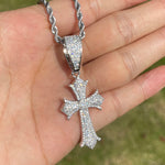 Load image into Gallery viewer, DUBSS - Iced Out Holy Cross Pendant