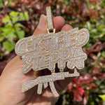 Load image into Gallery viewer, DUBSS - Iced Out Steppa Gun Pendant