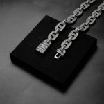 Load image into Gallery viewer, DUBSS - 14mm Sick Baguette Cuban Chain Necklace