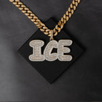 Load image into Gallery viewer, DUBSS - Custom Round Baguette Letter Pendant