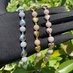 Load image into Gallery viewer, DUBSS - Two Tone Cubic Zirconia Heart Bracelet