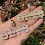 Load image into Gallery viewer, DUBSS - Iced Out Strike Through Pendant