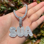 Load image into Gallery viewer, DUBSS - Custom Tri-Layered Solid Letter Pendantal