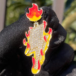 Load image into Gallery viewer, DUBSS - Snow Fire Lightning Pendant