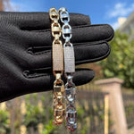 Load image into Gallery viewer, DUBSS - Coffee Bean Tile Square Clustered Bracelet